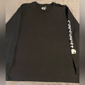 Carhartt l/s loose fit‎ shirt mens size XL black EUC
